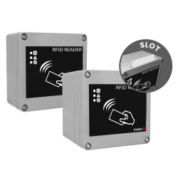 Waterproof 125kHz and 13.56MHz RFID card reader, I / O, LAN and RS485