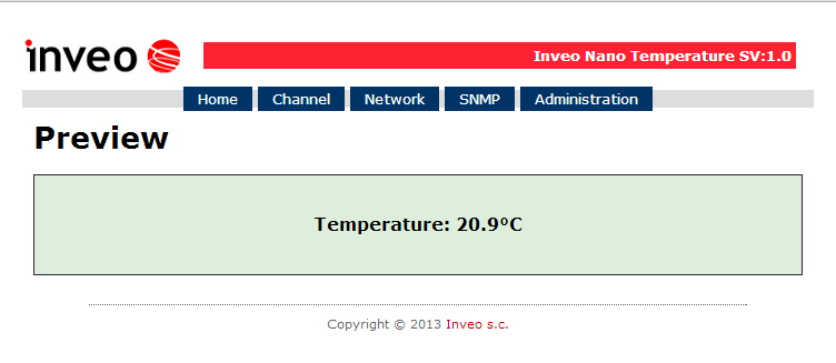 Nano Temp website